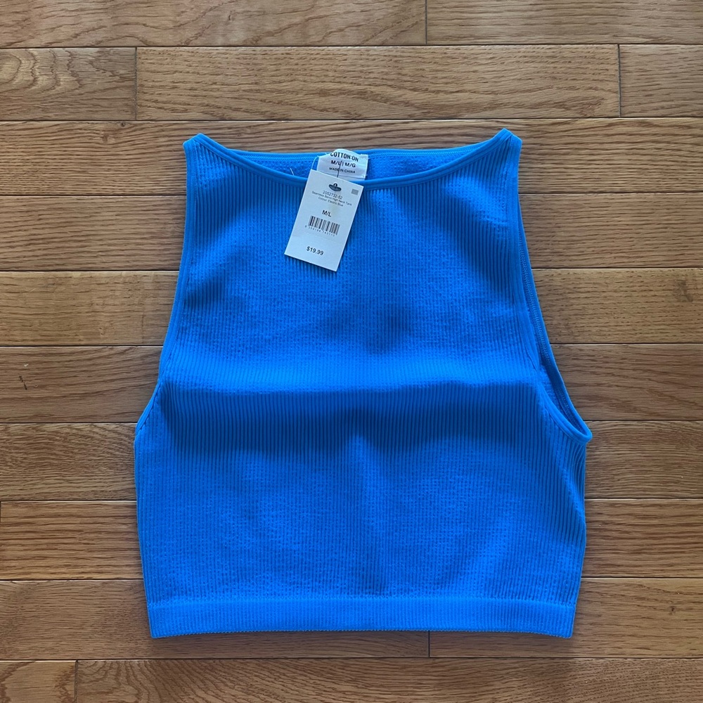 Blue tank top